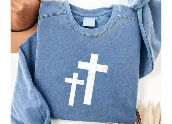 Christian Cross Embroidery Design