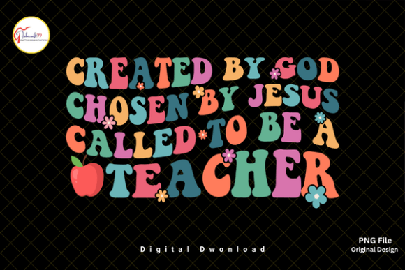 Christian Teacher PNG Sublimation for T-Shirt Designs