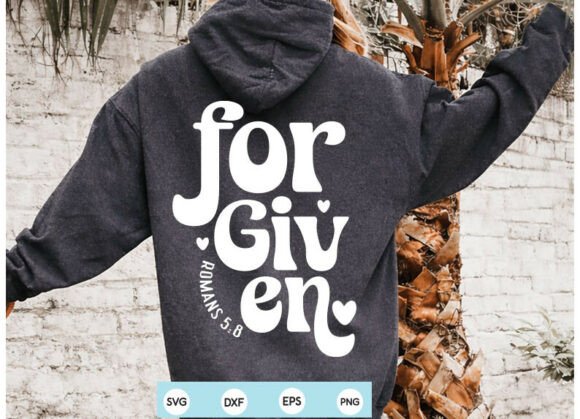 Forgiven Svg Png, Christian Shirt for T-Shirt Designs