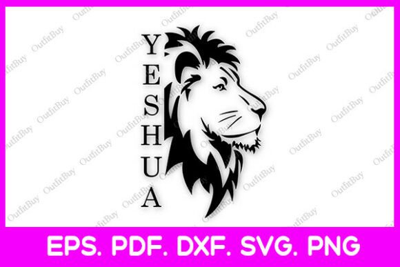 Yeshua Lion of Judah SVG for T-Shirt Designs
